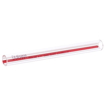 Market Forge Tube, Glass - W/ Red Stripe 1042677